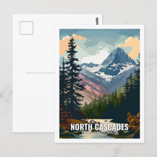 North Cascades National Park Washington USA Vykort