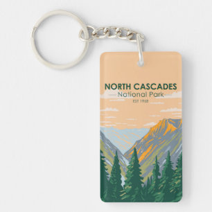 North Cascades National Park Washington Vintage
