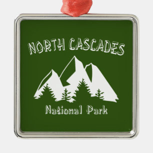 North Cascades nationalpark Julgransprydnad Metall