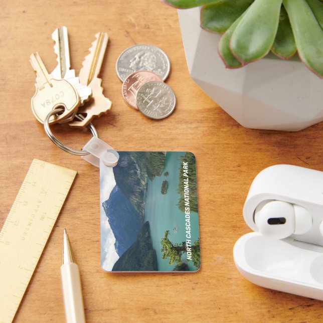 North Cascades nationalpark Landskap Nyckelring (Skrivbord)
