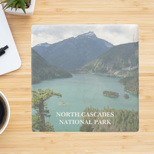 North Cascades nationalpark Landskap Stenunderlägg (In Situ)