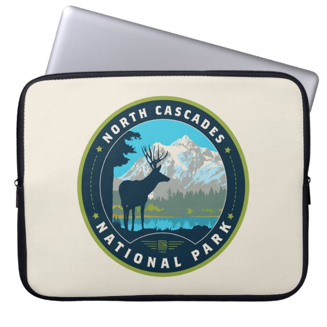 North Cascades nationalpark Laptop Fodral (Framsidan)