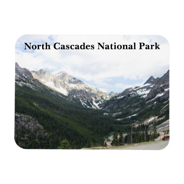 North Cascades nationalpark Magnet (Horisontell)
