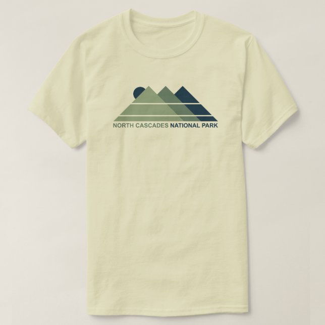 North Cascades nationalpark Mountain Sol T Shirt (Design framsida)