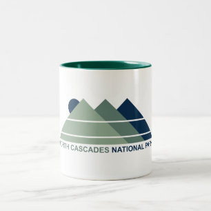 North Cascades nationalpark Mountain Sol Två-Tonad Mugg