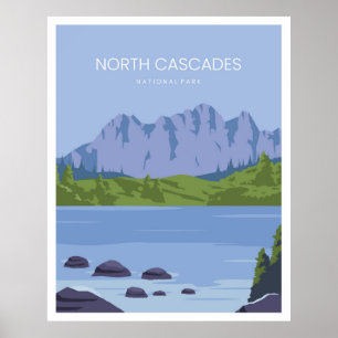 North Cascades nationalpark Poster
