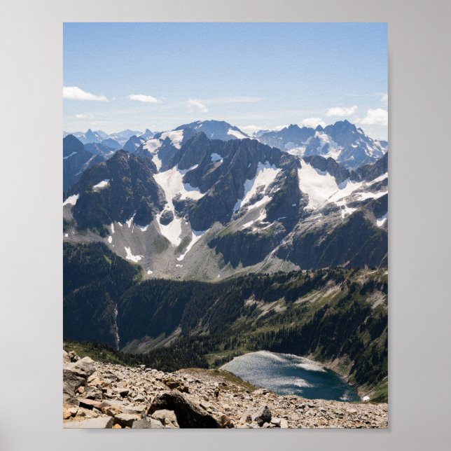 North Cascades nationalpark Poster Skriv ut (Framsidan)