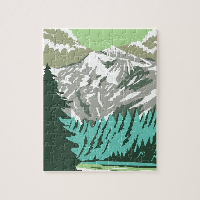 North Cascades nationalpark Pussel (Vertikal)