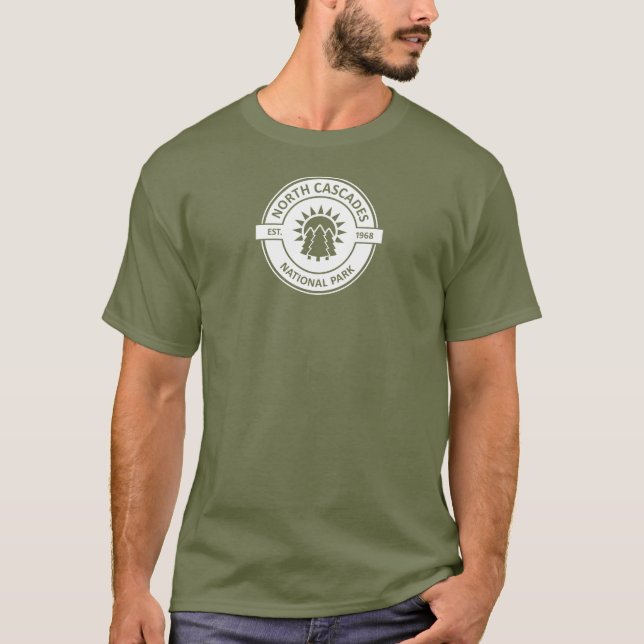 North Cascades nationalpark T Shirt (Framsida)