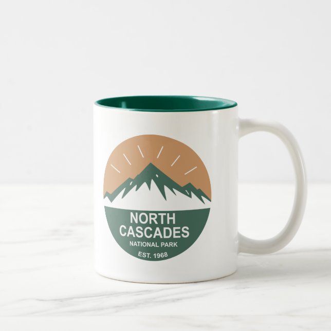 North Cascades nationalpark Två-Tonad Mugg (Höger)