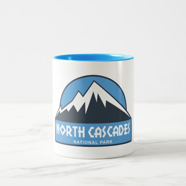 North Cascades nationalpark Två-Tonad Mugg (Center)