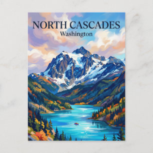 North Cascades nationalpark Washington Vykort