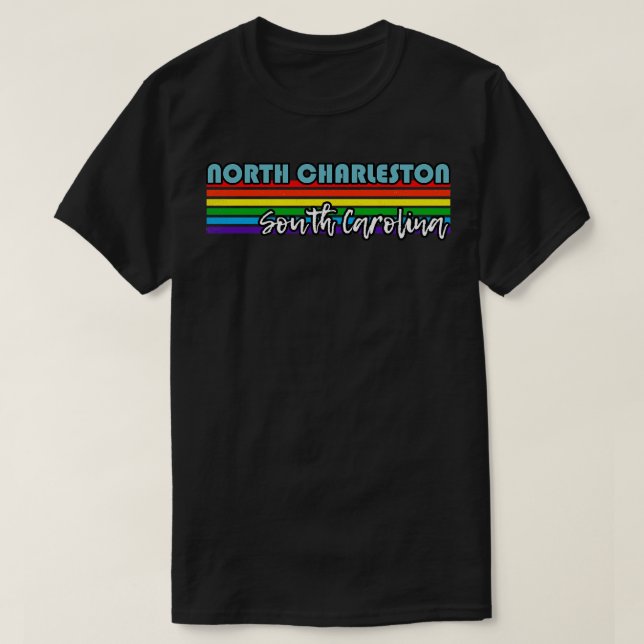 North Charleston South olina Pride North Charlest T Shirt (Design framsida)