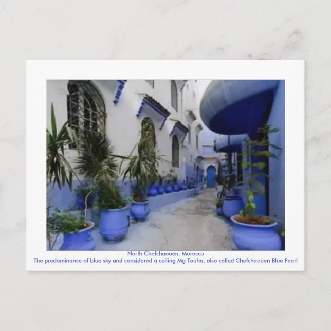 North Chefchaouen, Marocko Vykort (Framsida)