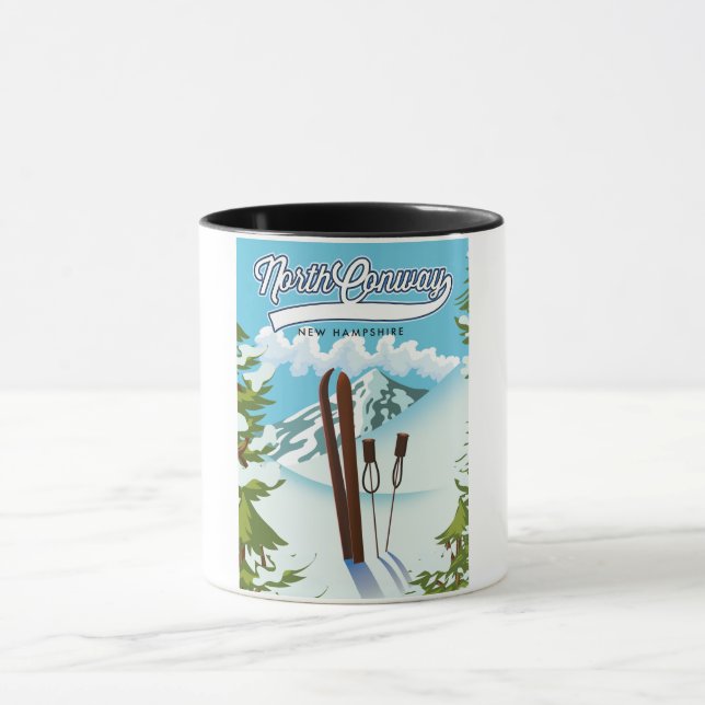 North Conway New Hampshire, till ski Mugg (Center)