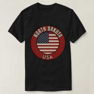 North Dakota Amerikas förenta stater T Shirt