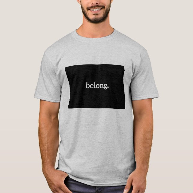 North Dakota Belong-staten Karta T Shirt (Framsida)