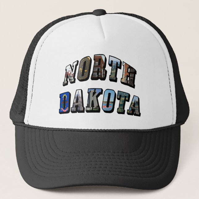 North Dakota Bild Text Keps (Framsida)