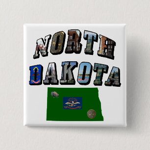 North Dakota Bild Text Knapp