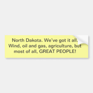 North Dakota bildekal