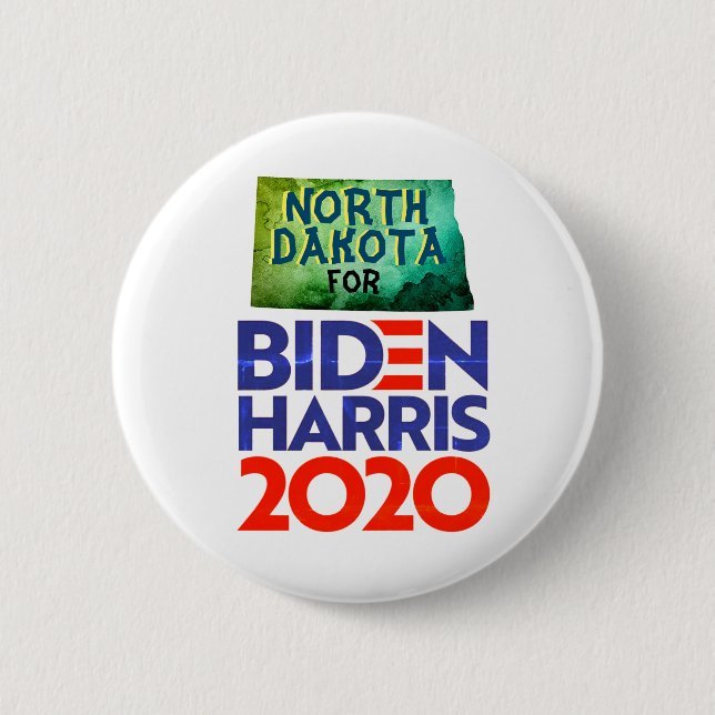 North Dakota for Biden Harris 2020 Knapp (Framsida)