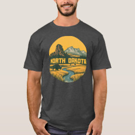 North Dakota Förenta staterna T Shirt