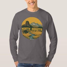 North Dakota Förenta staterna T Shirt