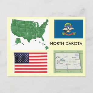 North Dakota, Förenta staterna Vykort