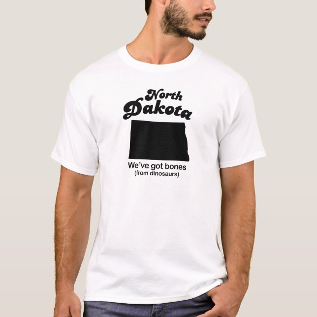 North Dakota - harben Tee Shirt (Framsida)