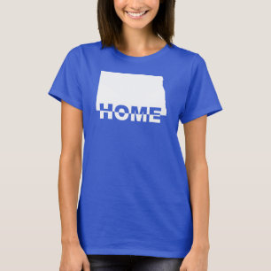 North Dakota Hemifrån Från Stat T-Shirt Tees