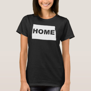 North Dakota Hemifrån Stat T-Shirt Tees