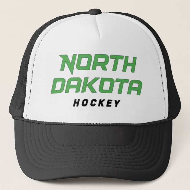 NORTH DAKOTA HOCKEY Mesh Truckerkeps (Framsida)