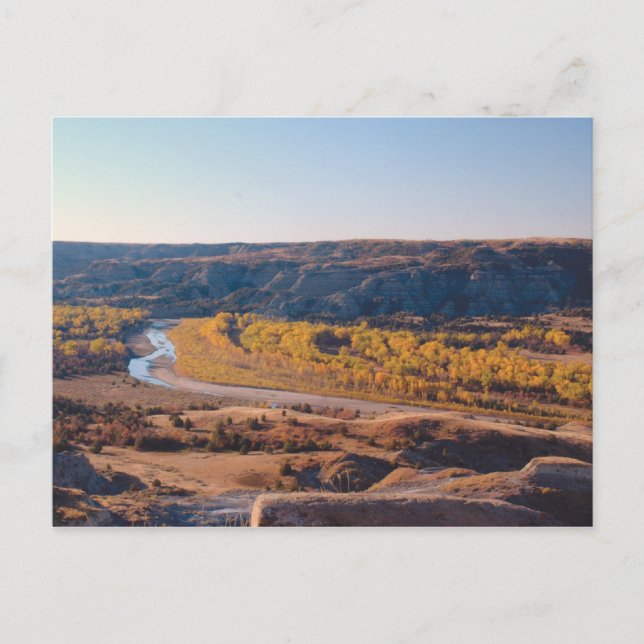 North Dakota liggande Vykort (Framsida)