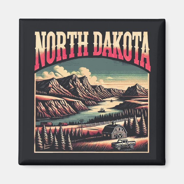 North Dakota Magnet (Framsidan)