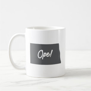 North Dakota Ope Kaffemugg