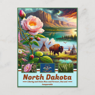 North Dakota Panorama: Scenia Journey Vykort