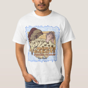 North Dakota Poker T Shirt