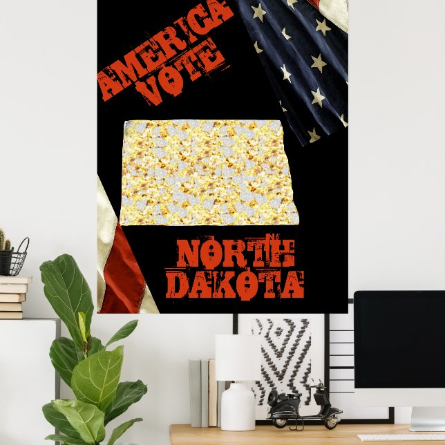 NORTH DAKOTA POSTER (Hemmakontoret)