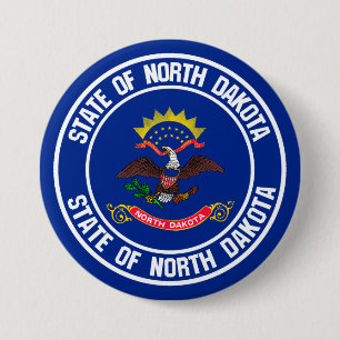 North Dakota Round Emblem Knapp