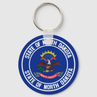 North Dakota Round Emblem