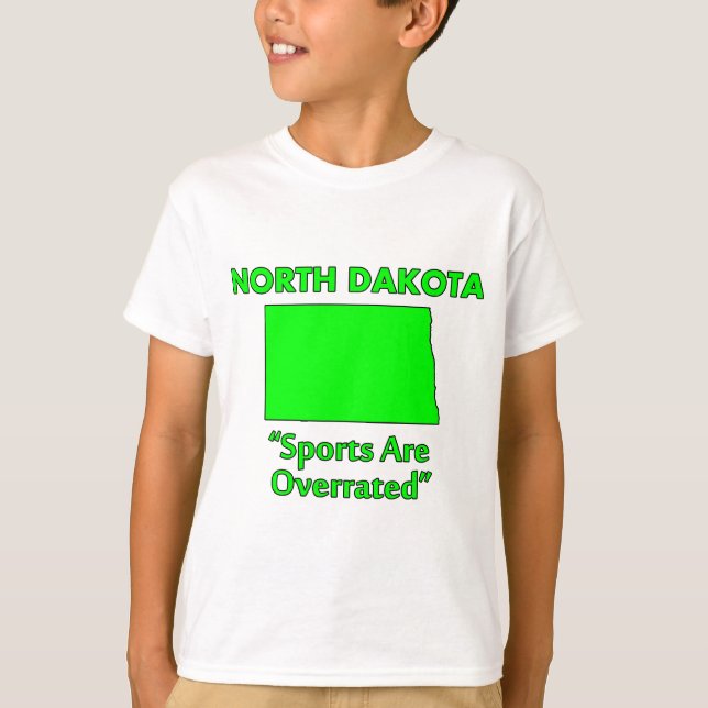 North Dakota - Sport är överskattat Tröja (Framsida)