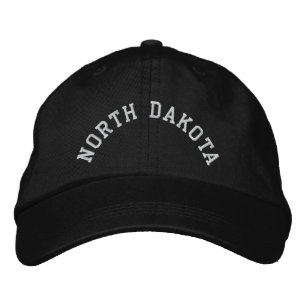North Dakota State Embroied Broderad Keps