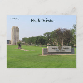 North Dakota State Huvudstad Bismarck North Dakota Vykort