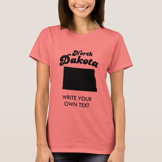 NORTH DAKOTA STATE MOTTO T-SHIRT (Framsida)