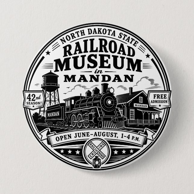North Dakota State Railroad Museum Nål (Framsida)