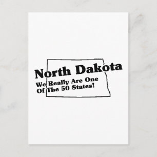 North Dakota State Slogan Vykort