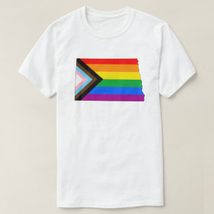North Dakota State stolthet HBTQ Framstegsstolthet T Shirt