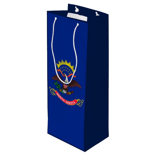 North Dakota Statlig flagga Design (Baksidan Vinklad)