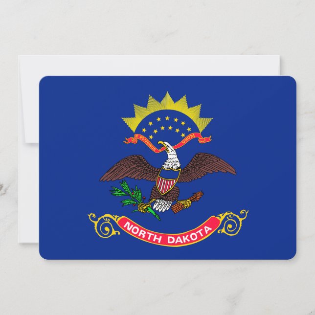 North Dakota Statlig flagga Design (Framsida)