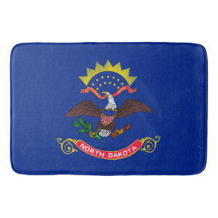 North Dakota Statlig flagga Design Badrumsmatta